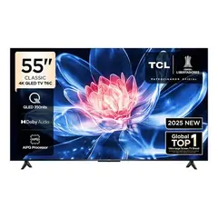 TCL - Televisor Qled 55 Smart Tv 4k Ultra HD Google TV
