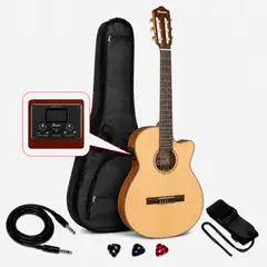IBANEZ - GUITARRA ELECTROACUSTICA AEG50N NATURAL HIGH GLOSS PACK