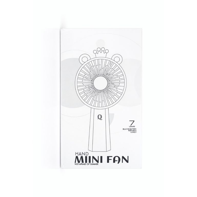 Mini Ventilador de mano Rosado - Recargable USB Portatil