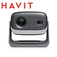 HAVIT - Proyector Inteligente PJ235 PRO 8000 Lumens Android TV Negro