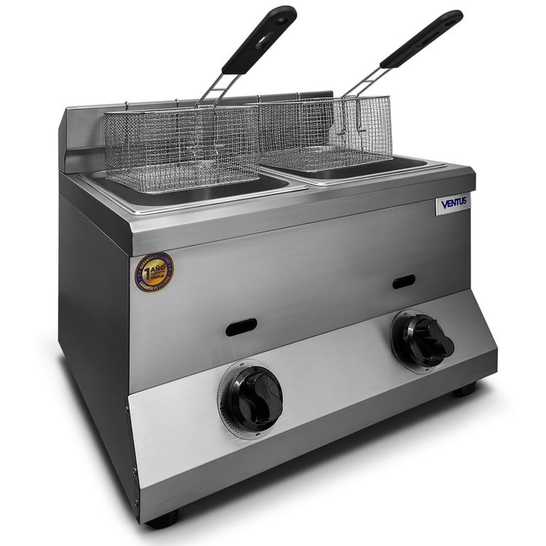 Freidora a gas sobremesa doble VFSG-072 -