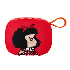 MAFALDA - PARLANTE DE COLOR ROJO