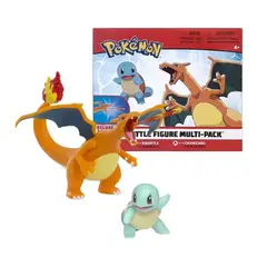POKEMON - FIGURA PACK CHARIZARD - SQUIRTLE