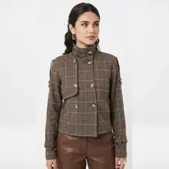 TEILOR - Casaca Cuadros Mujer