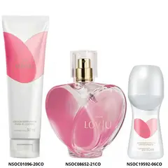 AVON - Set Lov U Perfume, Loción Corporal y Desodorante