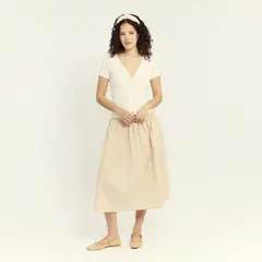 EXIT - Falda Janai Beige Mujer