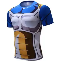 GENERICO - POLO COMPRESION DRAGON BALL VEGETA HALLOWEEN