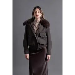 LUVARO - Casaca Cuello Peluche
