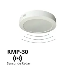 GENERICO - FOCO PANEL LED CIRCULAR CON SENSOR DE MOVIMIENTO 30W PORTIZA
