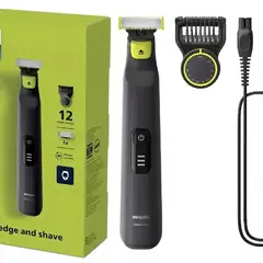 PHILIPS - Recortador De Barba Oneblade Pro 12 Nivel 90 Min X 1hr Carga