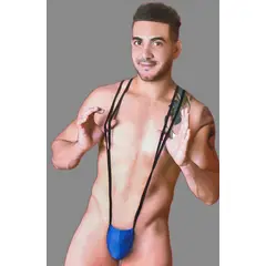 GENERAL - Hilo Tiras Hombros para Hombre color Azul Talla SM DEALCOBA
