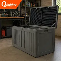 QRUBBER - Bodega multiuso 109x51x55cm - Capacidad 270 litros - Perú
