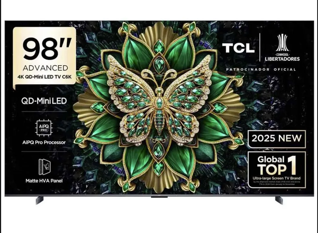 Televisor QLED 98 UHD 4K Google TV 98c6k mini led.