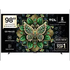 TCL - Televisor QLED 98 UHD 4K Google TV 98c6k mini led.