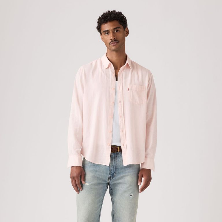 Camisa Hombre Sunset Standard Rosado