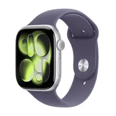APPLE - Watch Serie 11 46mm/OLED, resistente al agua 5 ATM, batería hasta 24 horas, plateado
