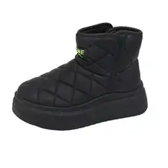 DANWEILE - Botas Cálidas Mujer Negro