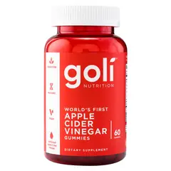 GOLI NUTRITION - Vinagre de Sidra de Manzana - 60 Gomitas