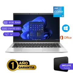 HP - LAPTOP REACONDICIONADA ELITEBOOK 840 G8 CORE I5 11VA 8GB RAM 256GB SSD PLATA