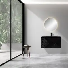 Klipen - MUEBLE BANO ZURICH BLACK 80X48X48CM
