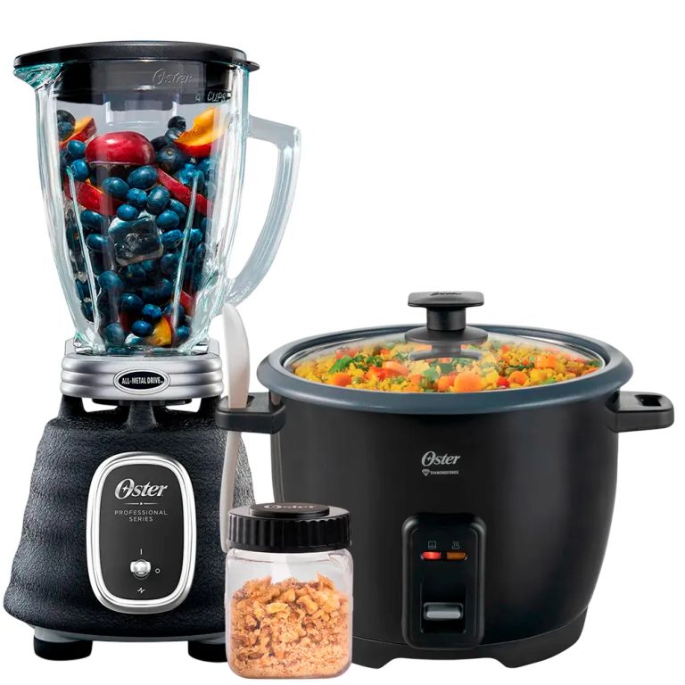 Licuadora Pro BLSTBPST + Olla Arrocera 1.8 L Negro