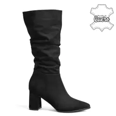 KALURI - Bota Alta para Mujer Kiara 07G Negro