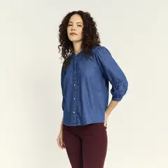 EXIT - Blusa Joselyn Azul Mujer