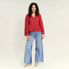 EXIT - Blusa Janelle Rojo Mujer