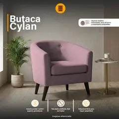MUEBLES MODENZA - Butaca Cylan - Rosado