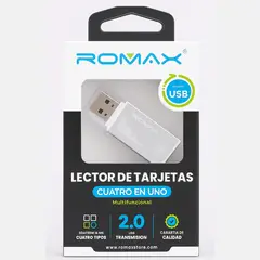 ROMAX - LECTOR DE TARJETA CUATRO EN UNO