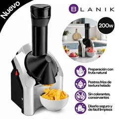 BLANIK - Maquina Para Hacer Helados BFFM024 Negro