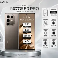 INFINIX - Celular Note 50 Pro 8GB 256GB Gris