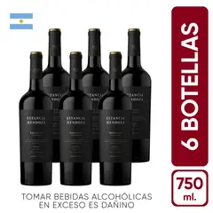 GENERICO - Estancia Mendoza Reserva Malbec x6 botellas 750ml