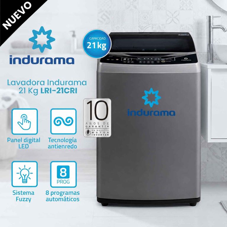 Lavadora 21 Kg Carga Superior LRI-21CRI - Modelo Nuevo