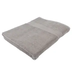 PIA HOME - Toalla de Baño de Algodón 75 x 140 cm Gris