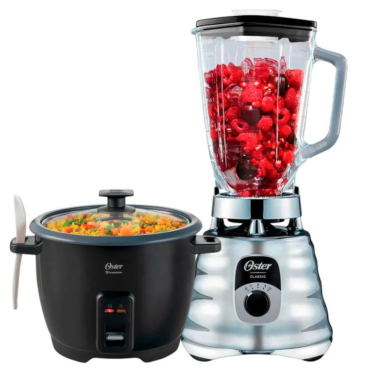 Licuadora de 3 Velocidades BLST4655 + Olla Arrocera de 1.8 Litros