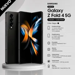 SAMSUNG - Celular Galaxy Fold 4 12 GB - 256GB Negro