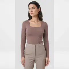 TEILOR - Polo Mujer Manga Larga Casual