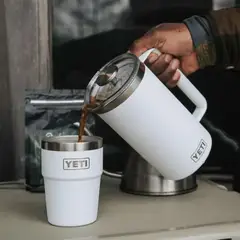 Yeti - RAMBLER CAFETERA DE PRENSA CON FILTRO DE 34 OZ - BLANCO
