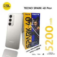 TECNO MOBILE - TECNO SPARK 40 PRO PLUS 8GB RAM 256GB COLOR TITANIO