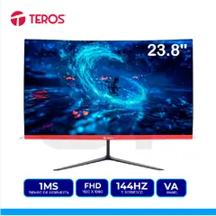 Teros - MONITOR TE-2403S CURVO 23.8 PANEL VA FHD 144HZ 1MS HDMI-DP.