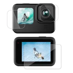 TELESIN - Vidrio templado para Gopro Hero 12 11 10 9
