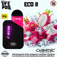 LIFE - VAPER POD ECO II 10K DRAGON FRUIT ICE