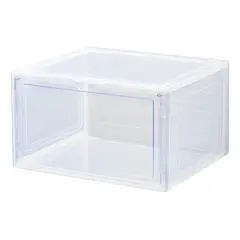 GENERICO - Set 2 Organizadores de Zapatos Apilables Blanco