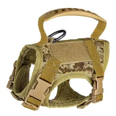 VATYERTY - Chaleco táctico para gatos con correas ajustables y parche de la Cruz Roja Verde militar