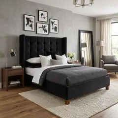 MAVISAC - Pack Tarima y Cabecera Cubes Plaza y Media Negro