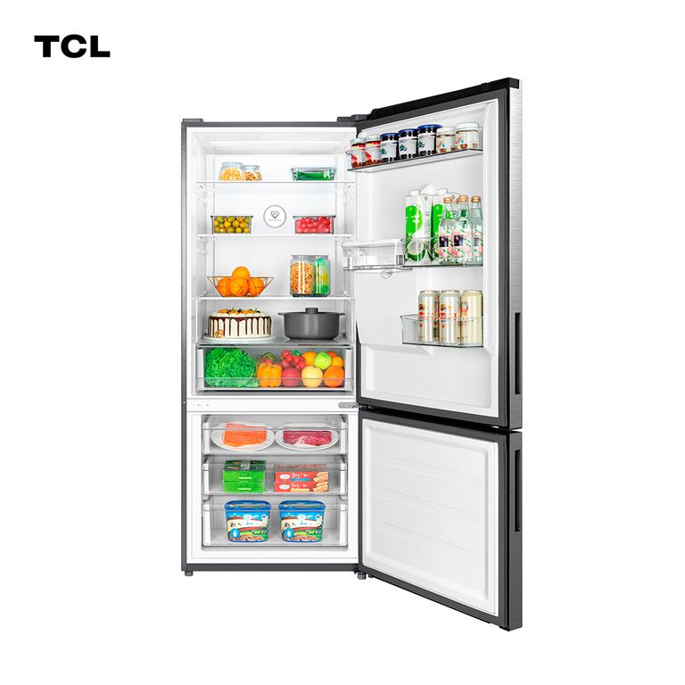 Refrigeradora Bottom Freezer P418BFN 416 L No Frost plateado