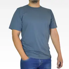 YONISTERS CLOTHING - Polo Hombre Casual Algodón Peruano Regular Fit Azul Acero