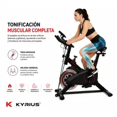 GENERICO - SPINNING ROJO CON NEGRO