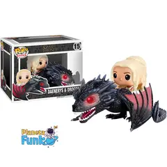 FUNKO - DAENERYS Y DROGON GAME OF THRONES POP RIDE 15